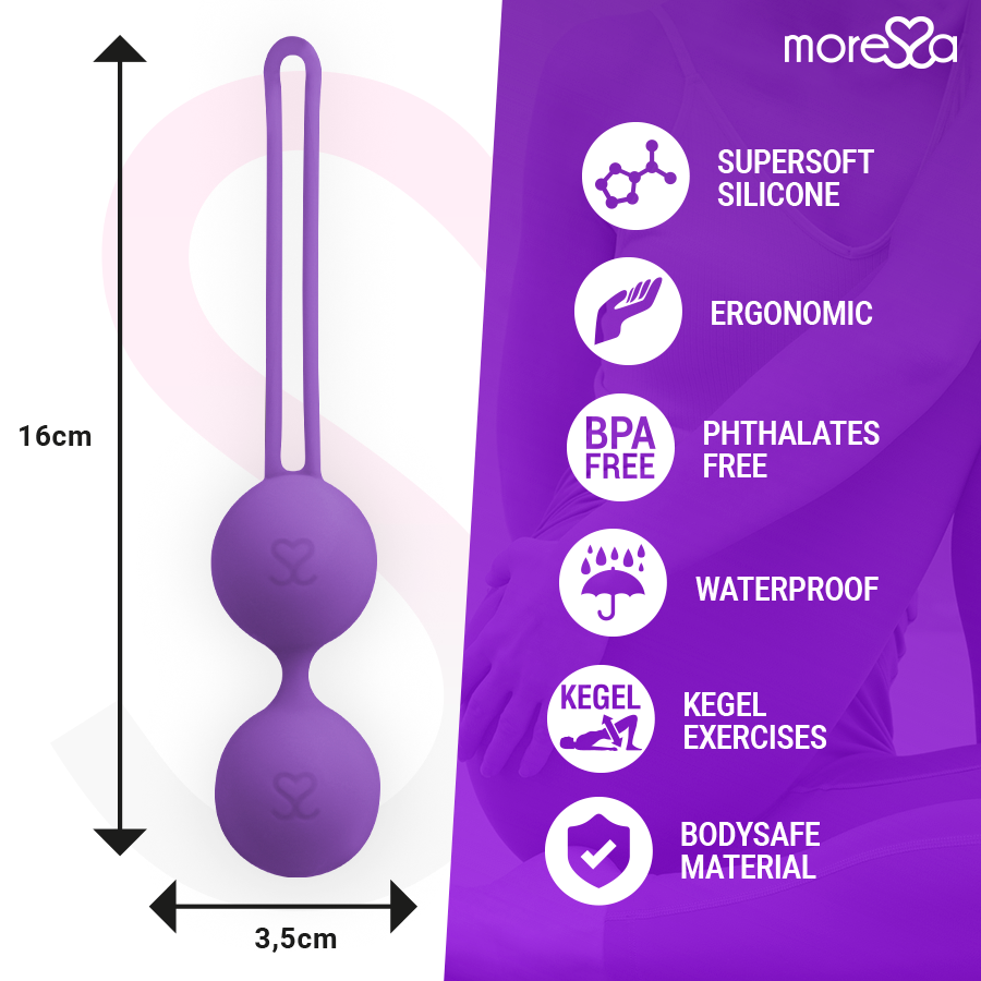 MORESSA - OSIAN TWO PREMIUM LILA SILIKON