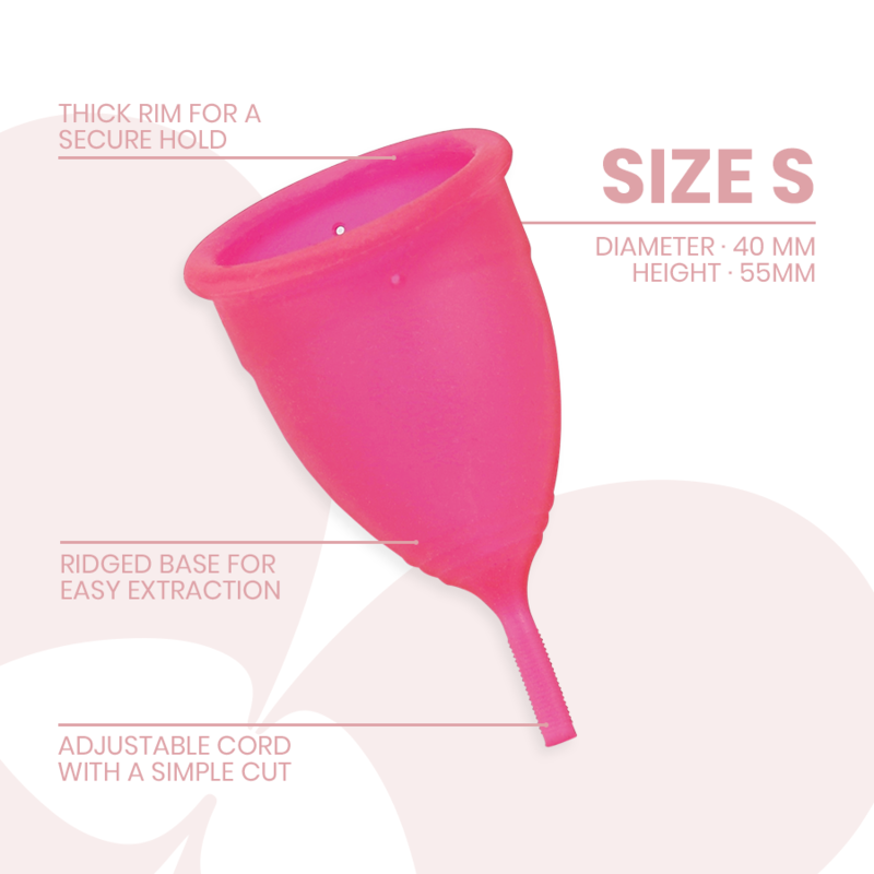 INTIMICHIC - MENSTRUAL CUP MEDIZINISCHES SILIKON, GRÖSSE S