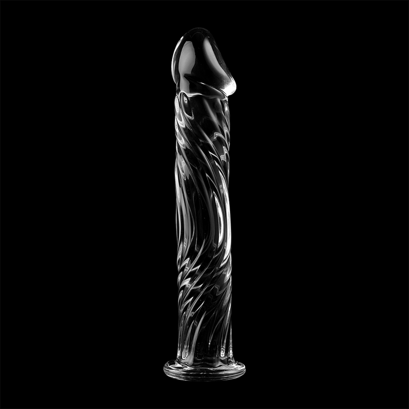 NEBULA SERIES BY IBIZA - MODELL 12 DILDO BOROSILIKATGLAS 17 X 3,5 CM KLAR