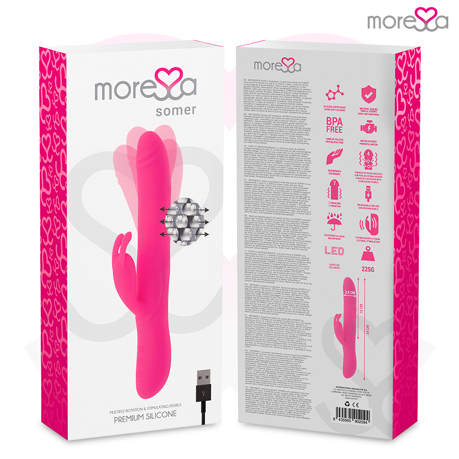 MORESSA - SOMER PREMIUM VIBRATOR MIT MEHRFACHDREHUNG