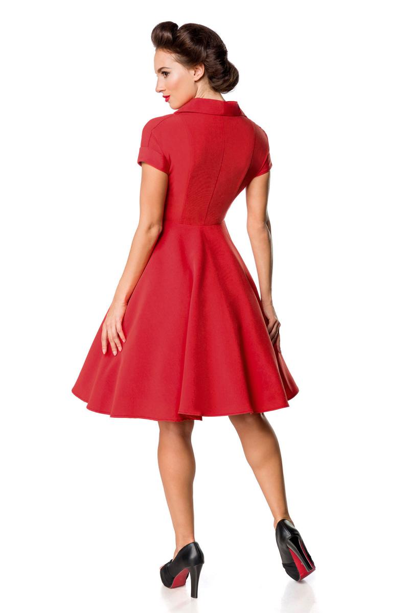 Premium Retrokleid rot