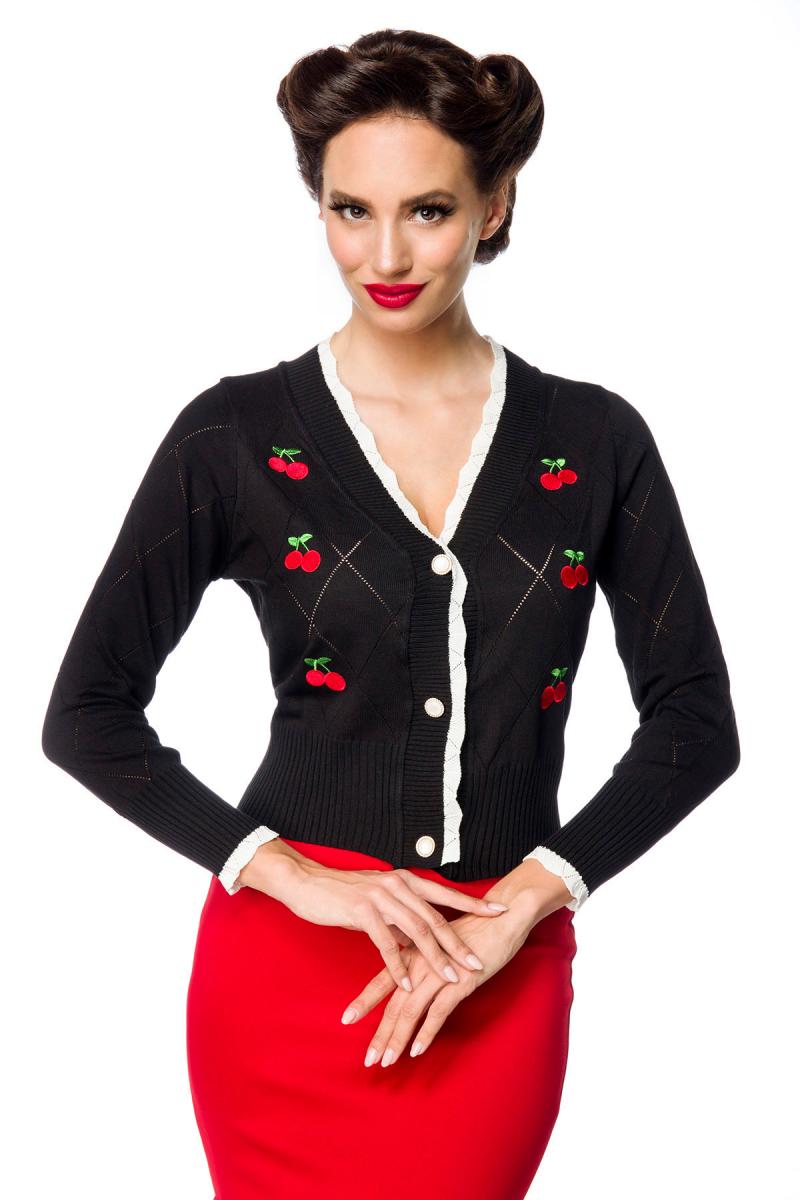 Strickjäckchen S-L schwarz