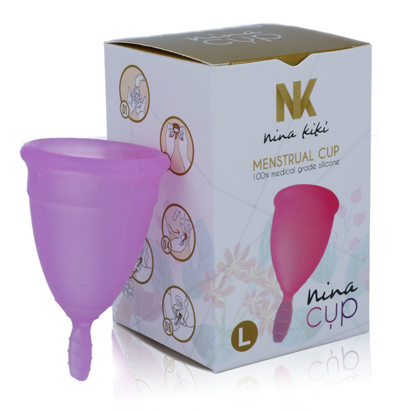 NINA KIKÍ - MENSTRUAL CUP LILA GRÖSSE L