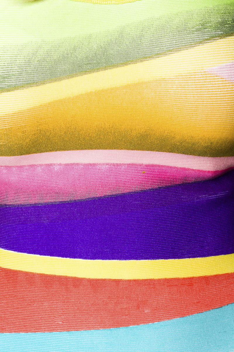 Bandage-Shape-Kleid bunt