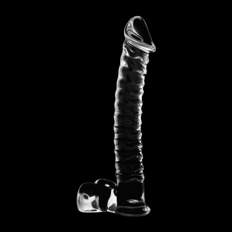 NEBULA SERIES BY IBIZA - MODELL 23 DILDO BOROSILIKATGLAS 21,5 X 4 CM KLAR