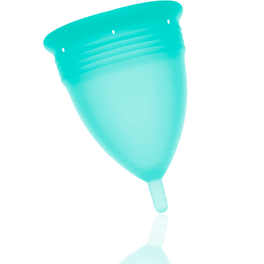 STERCUP - FDA SILIKON-MENSTRUALCUP GRÖSSE S AQUAMARIN