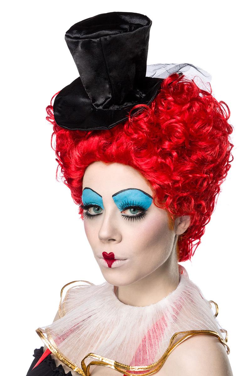 Red Queen Kostüm XS-S schwarz/rot/weiß