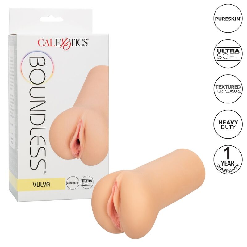 CALIFORNIA EXOTICS - BOUNDLESS VULVA STROKER HELLE HAUT