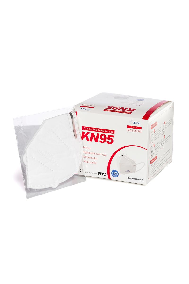 10x Masken 4-lagig  OS weiß