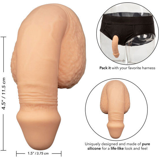 CALIFORNIA EXOTICS - SILIKON-PACKUNG PENIS 12.75 CM FLEISCH