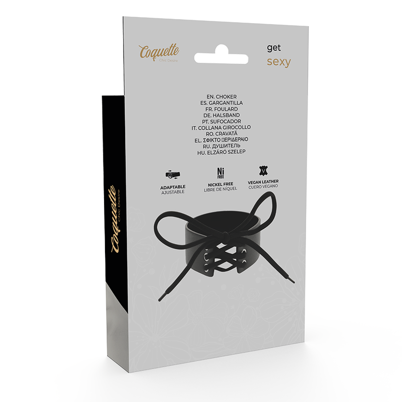 COQUETTE - CHIC DESIRE VEGANES LEDER-HALSBAND