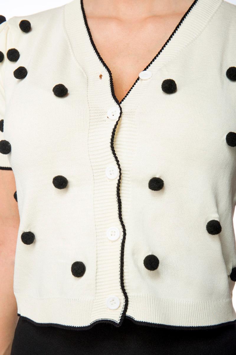 Strickjäckchen weiß