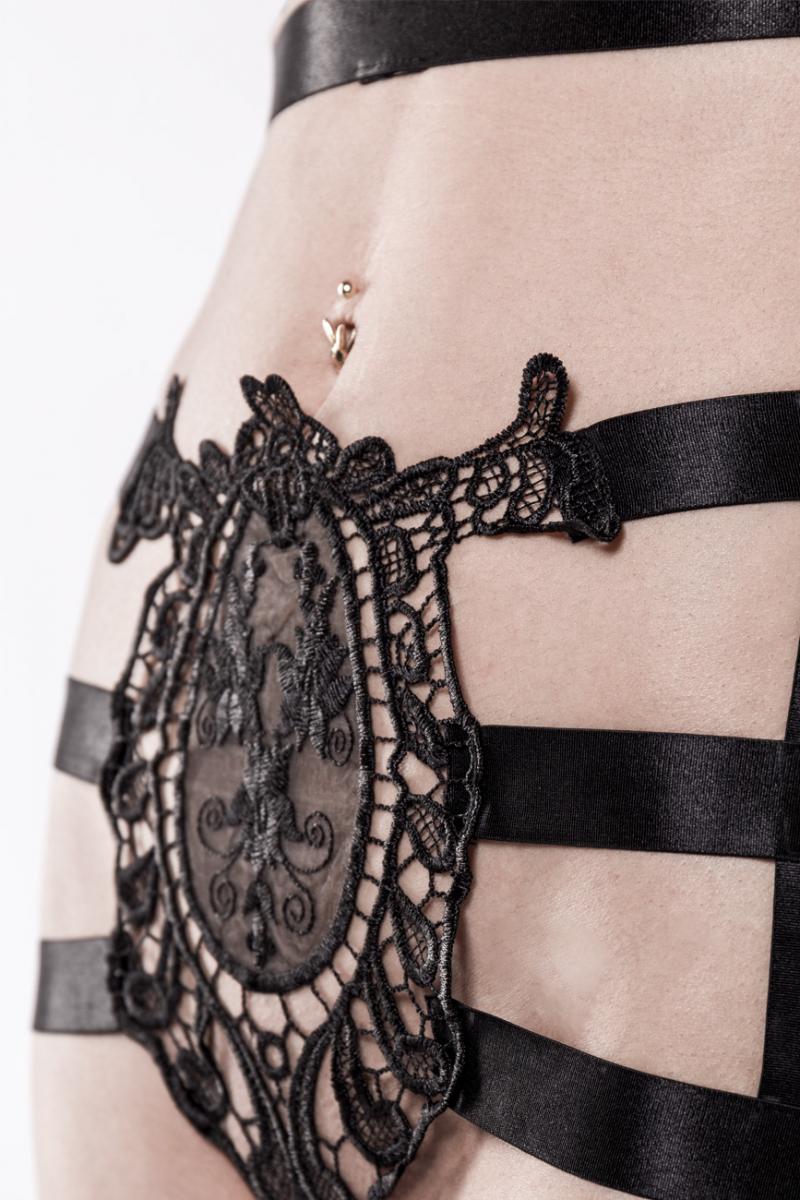 2-teiliges Harness-Set von Grey Velvet XS-S schwarz