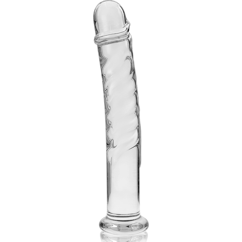 NEBULA SERIES BY IBIZA - MODELL 16 DILDO BOROSILIKATGLAS 18,5 X 3 CM KLAR