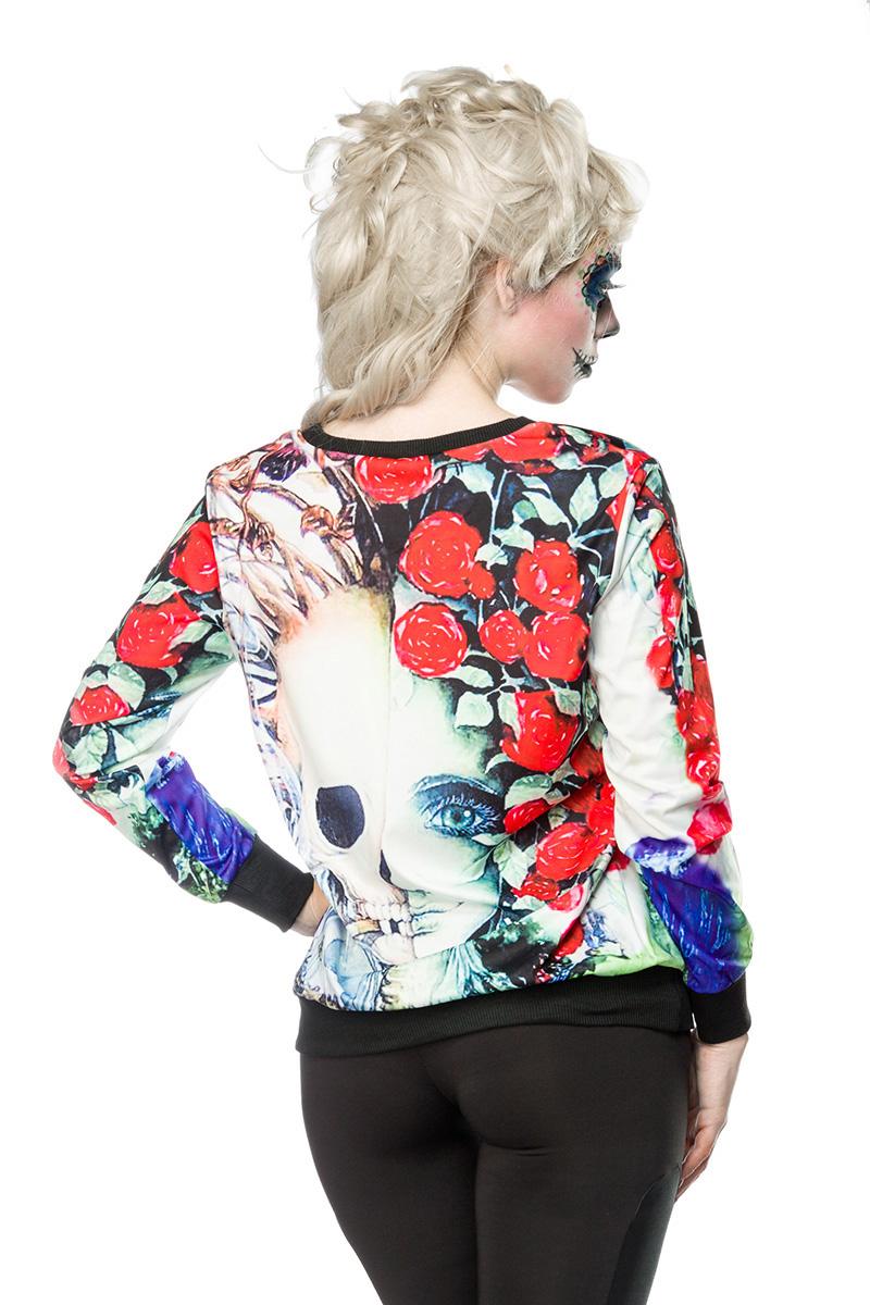 Ghost Sweatshirt XS-M blau/rot/weiß