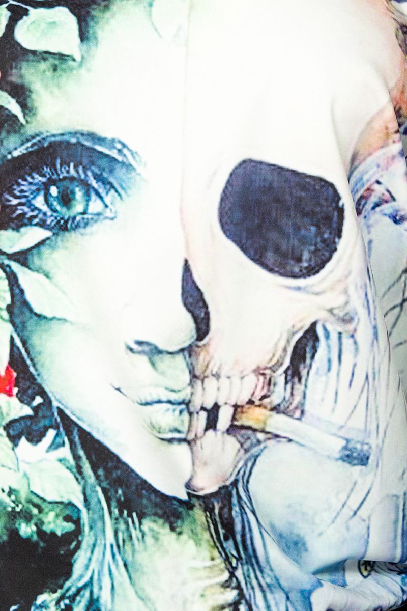 Ghost Sweatshirt XS-M blau/rot/weiß