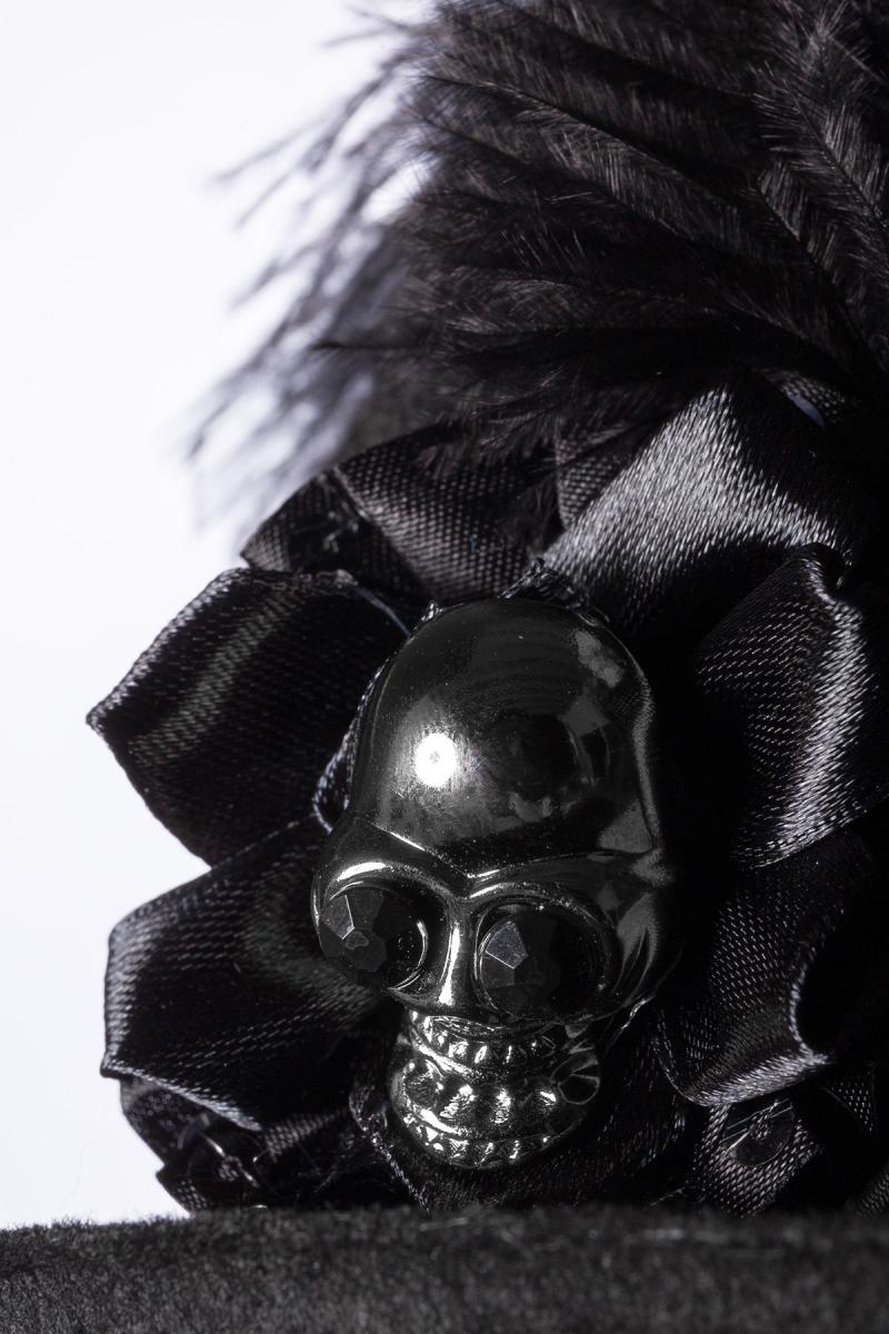 Hut mit Schleier OS rot