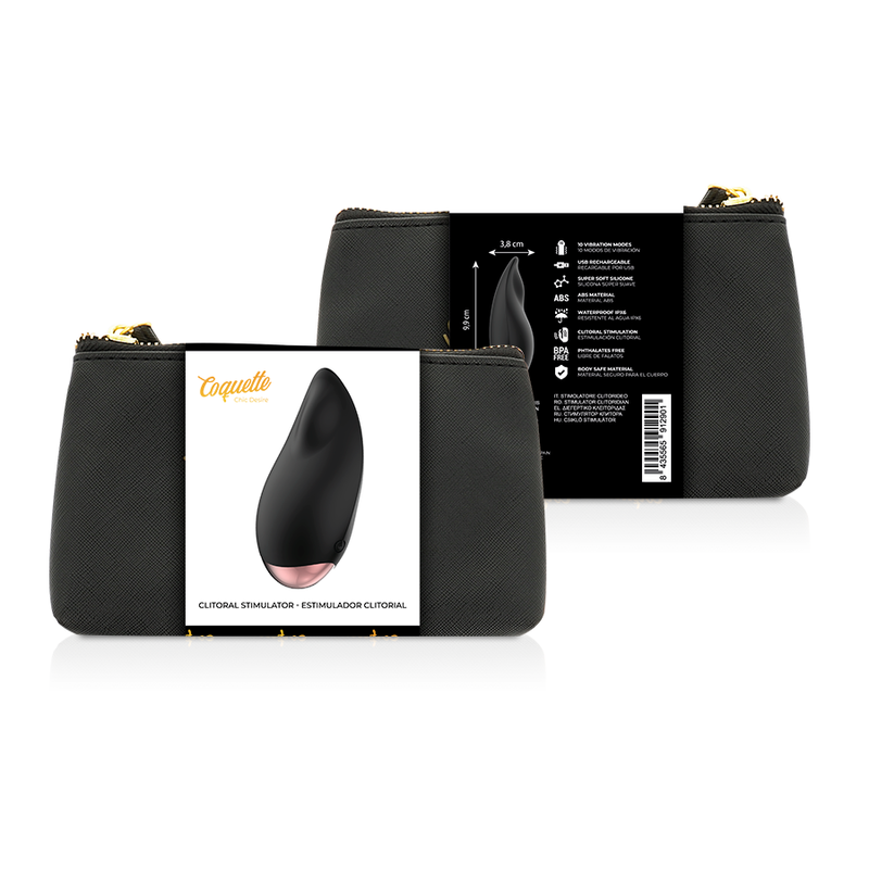 COQUETTE TOYS - KLITORIALSTIMULATOR SCHWARZ / GOLD