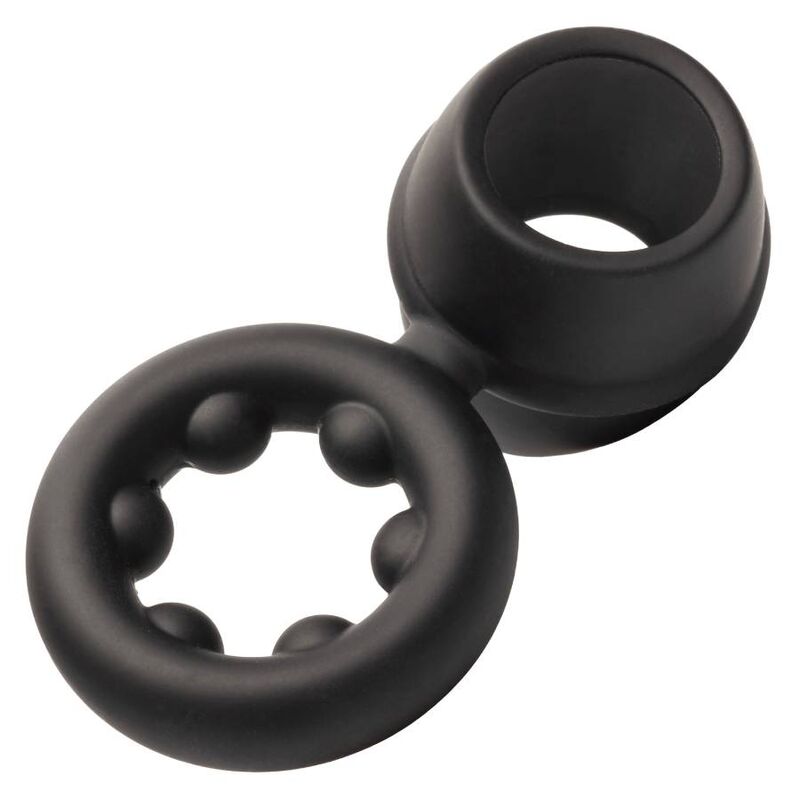 CALIFORNIA EXOTICS - ALPHA DUAL MAGNUM RING SCHWARZ