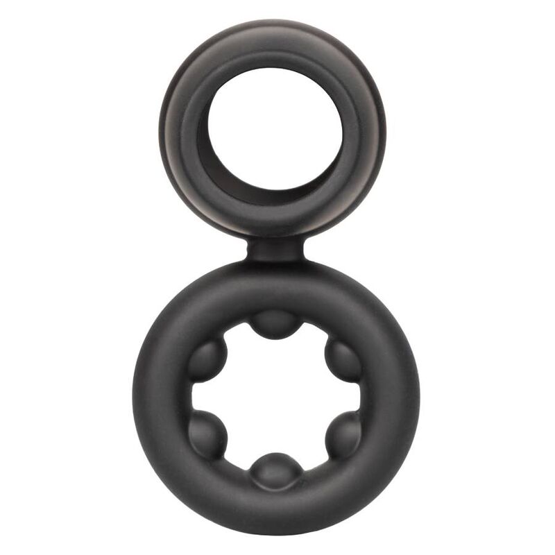 CALIFORNIA EXOTICS - ALPHA DUAL MAGNUM RING SCHWARZ